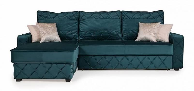 Угловой диван-кровать с оттоманкой «Баклер»