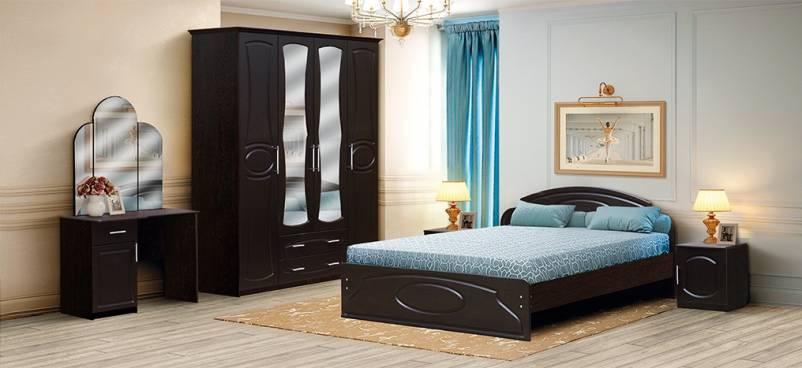 Набор мебели для спальни «Венеция 2» МДФ с кроватью 1600х2000